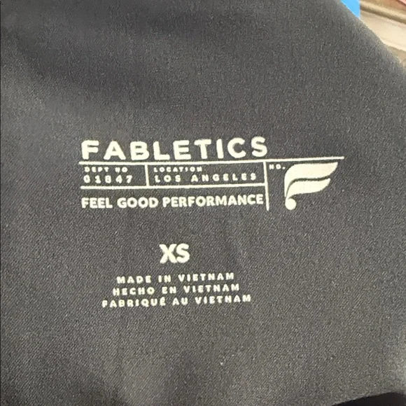 Fabletics Black Scrub Set Top and Scrub Joggers XS - Picture 6 of 7